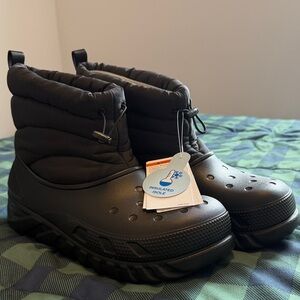 CROCS Black Duet Max II Boots MEN size 11